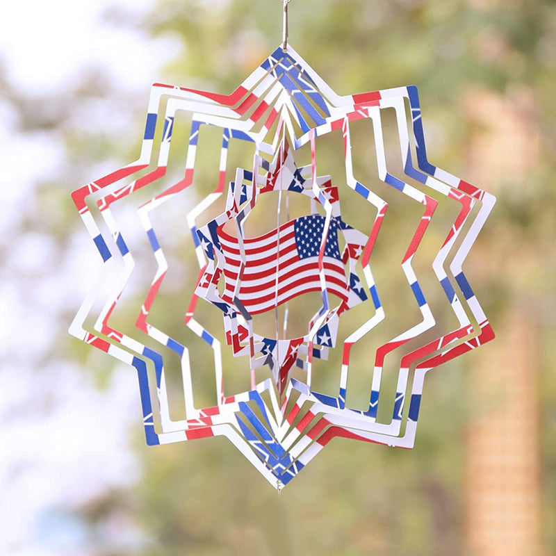 Large 3D Stainless Steel Wind Catchers Hanging