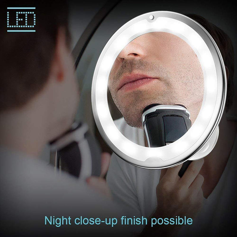 Hirundo Magnifying Makeup Mirror with LED Light