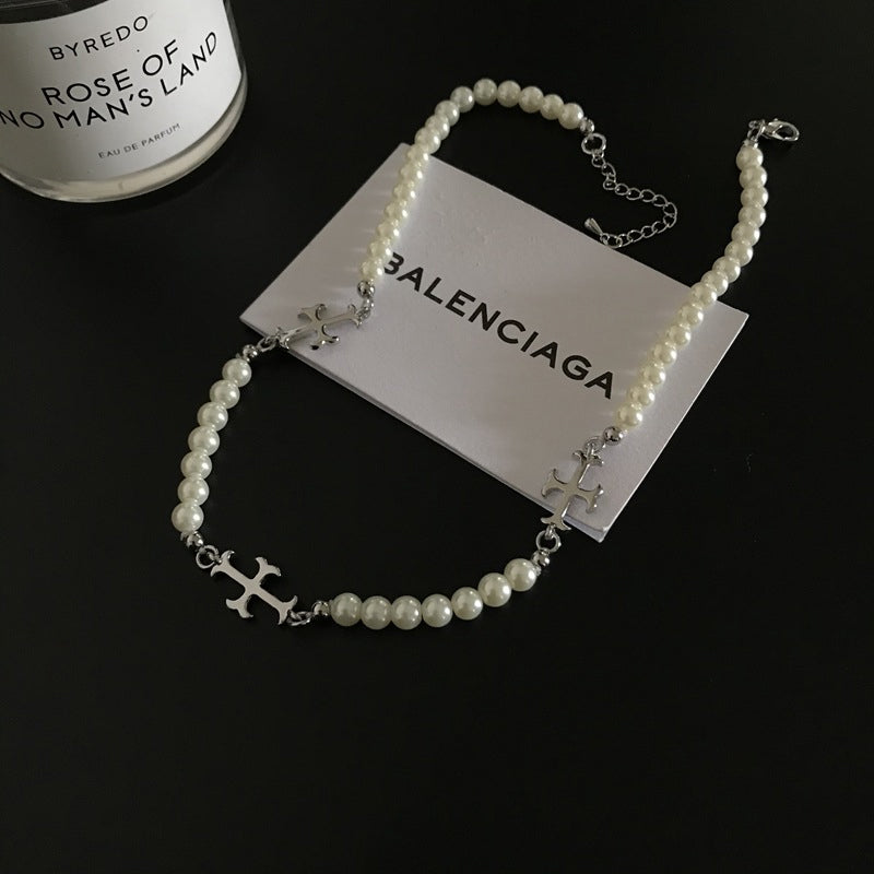 THE DIMIDIUM PEARLY CHAIN CHOKER