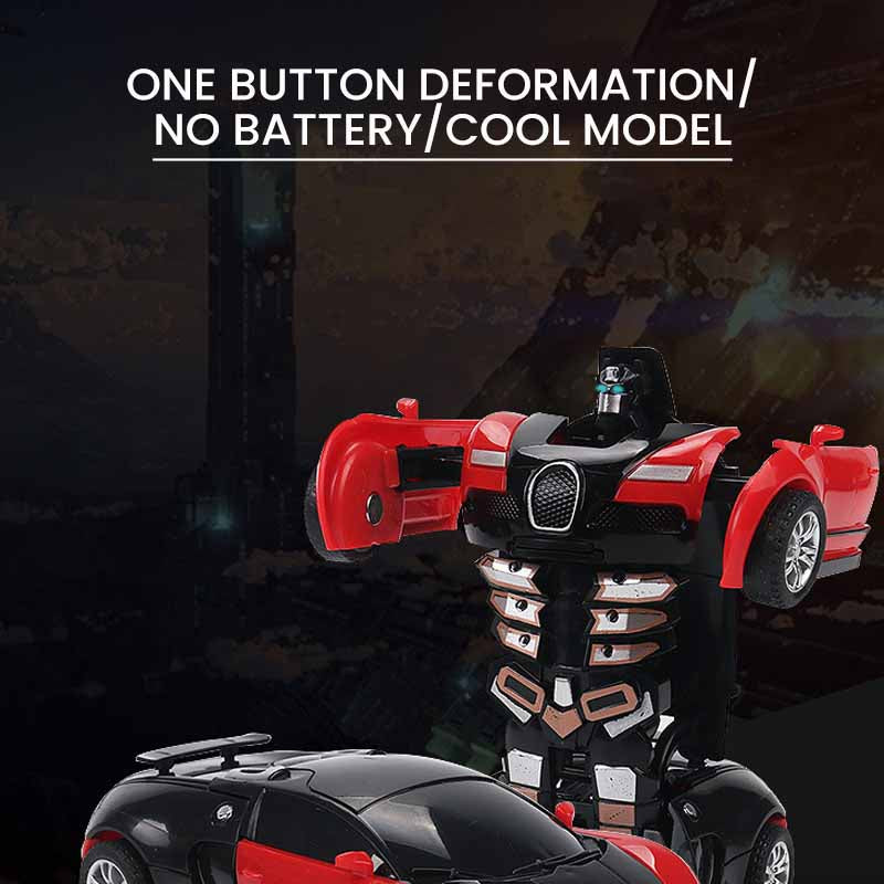 Children Automatic Transformation Robot Car Model