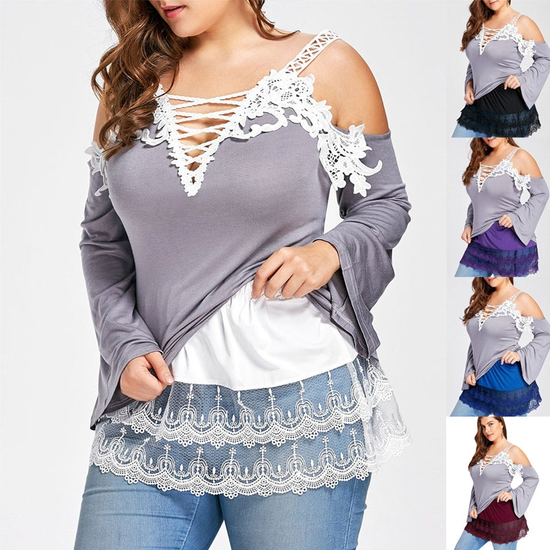 Women High Waist Fake Top Lower Sweep