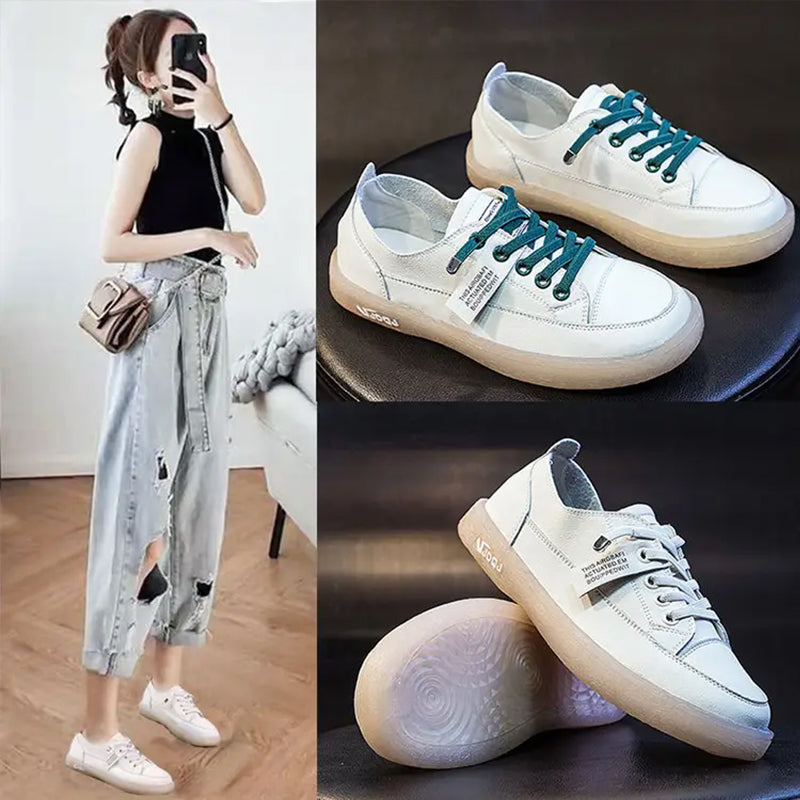 Versatile Soft Sole White Shoes