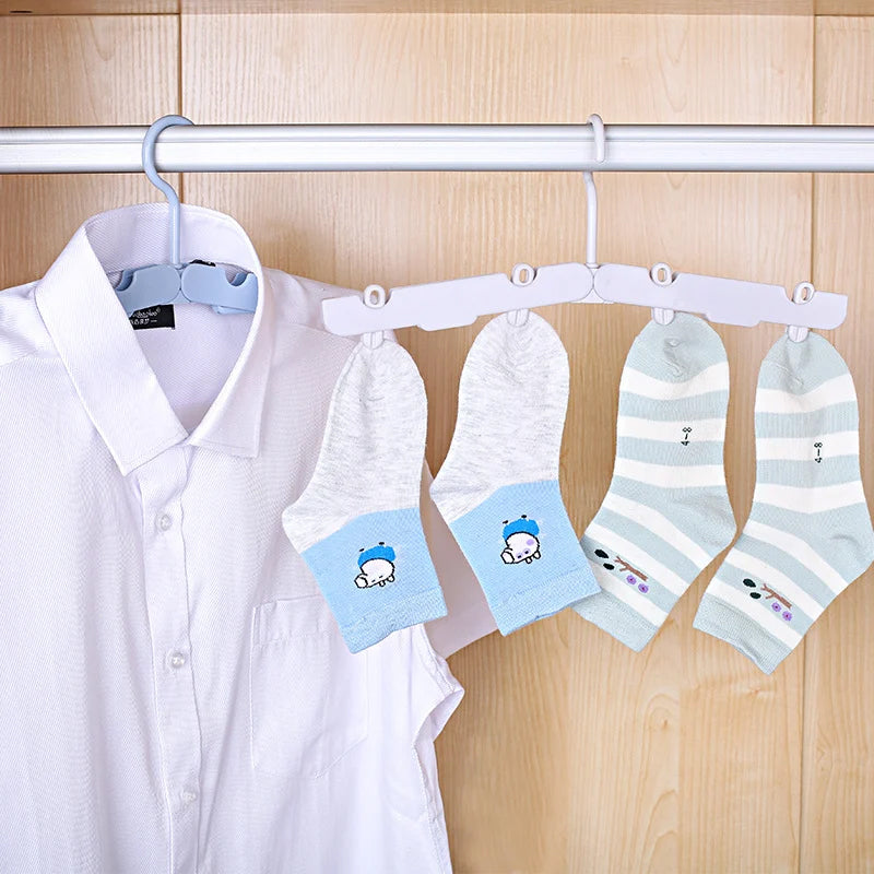 Travel essential folding clothes rack, 2 pcs