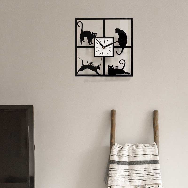 Black Cat Clock