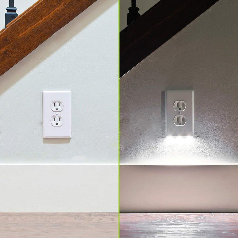 Outlet Wall Plate With Night Lights