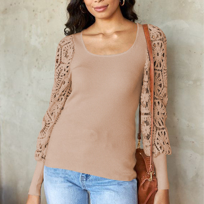 Lace Long Sleeve T-Shirt