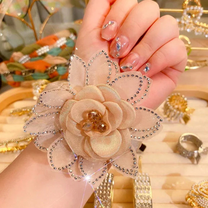 Flower Rhinestone Sun Flower Hairband