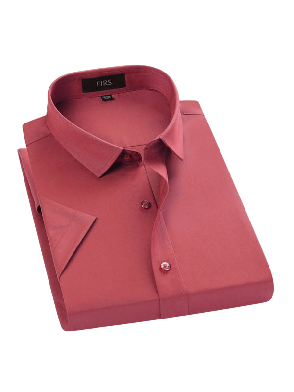 Solid Color Business Shirt
