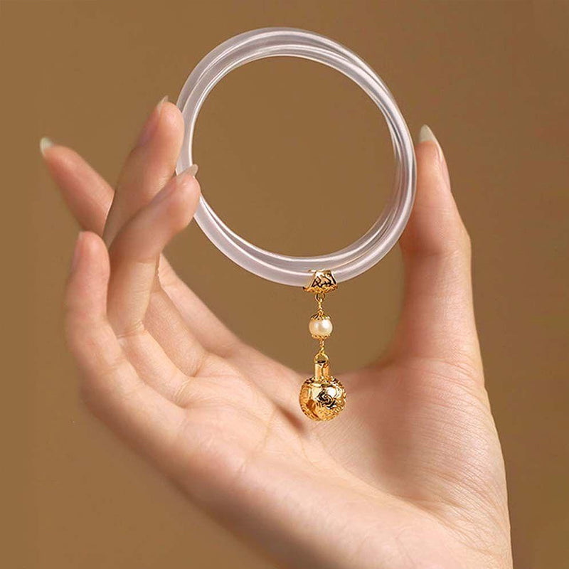 Ancient style bell and jade bracelet
