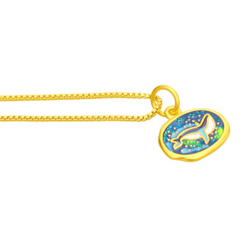 Children's Starry Whale Necklace