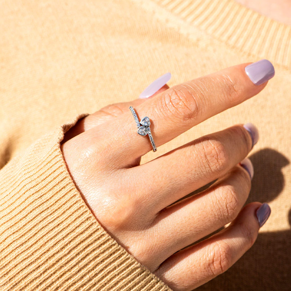 TWO HEART RING