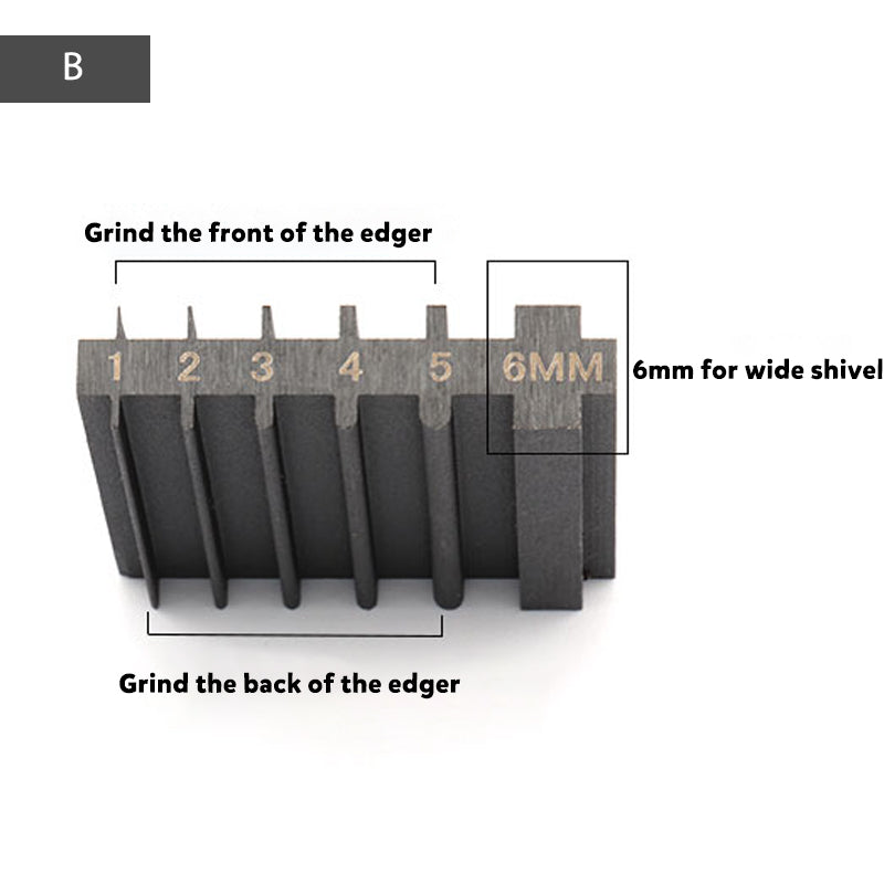 Edge Skiving Grinding Tool for Leathercraft