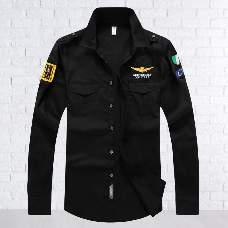 Aviator Men's Long Sleeve Shirt