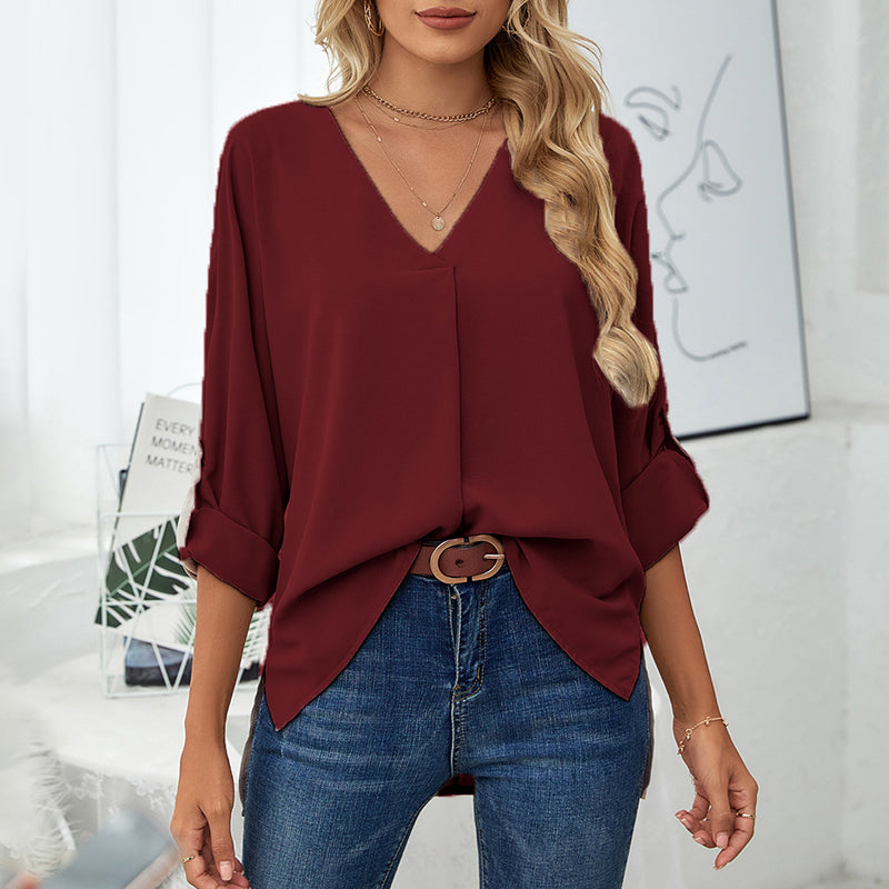 V-neck Loose Stylish Shirt