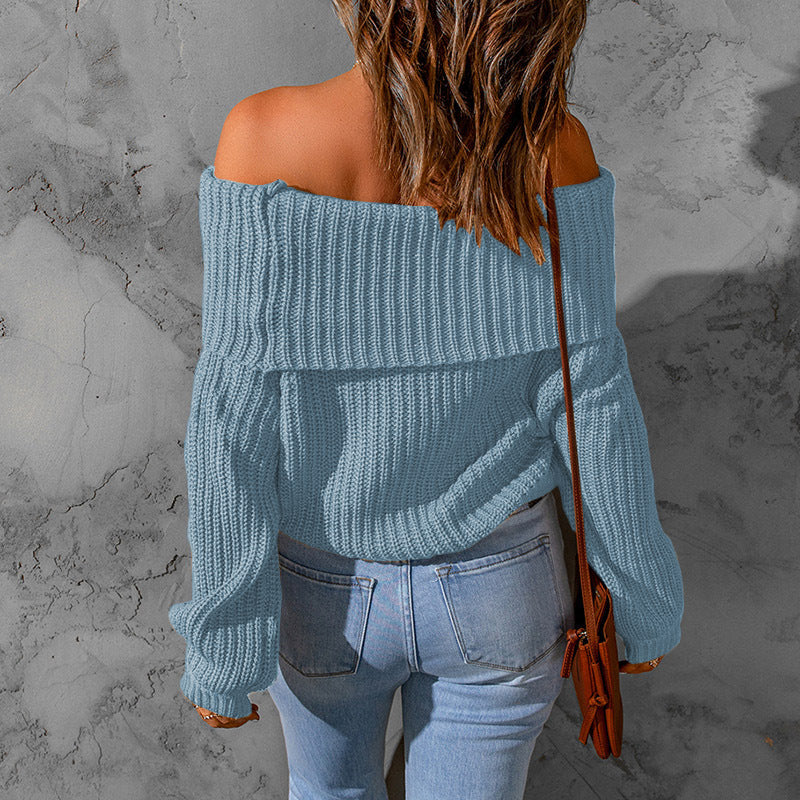Off-shoulder Sweater