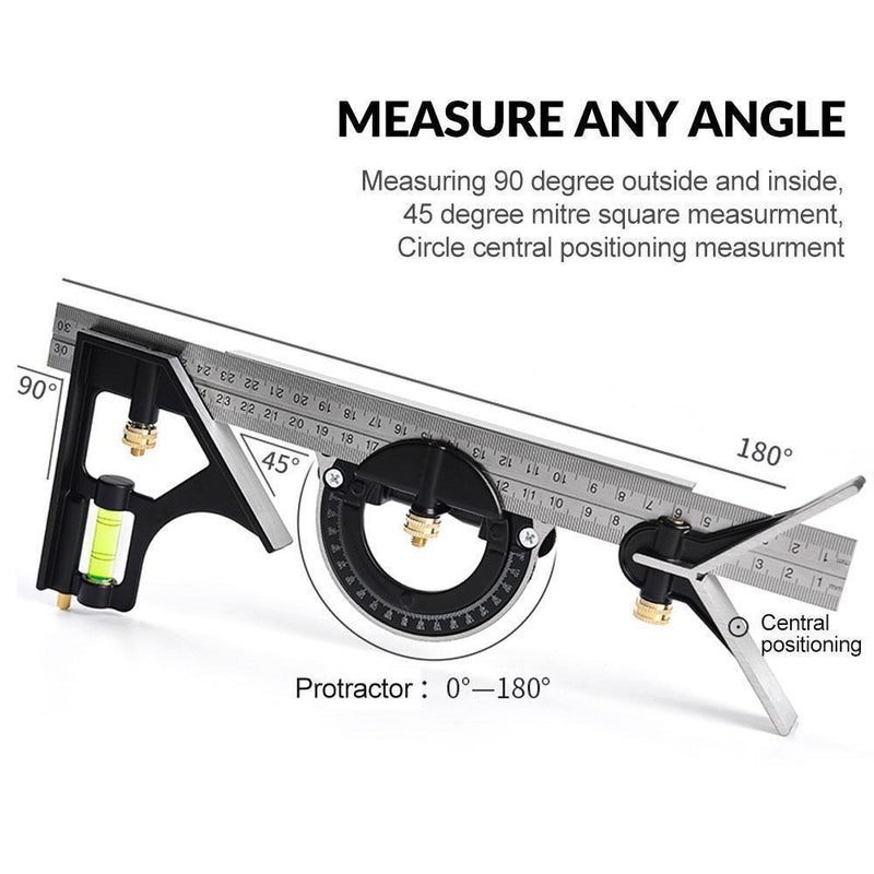 Multifunction Active Square Ruler Angle Ruler