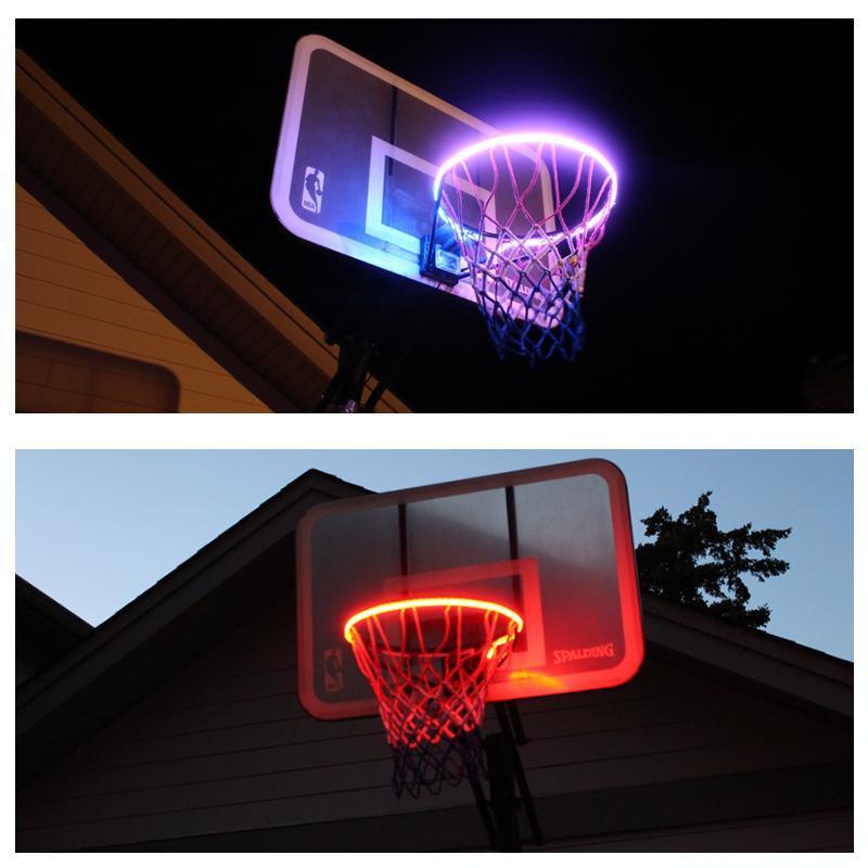 Basketball Hoop -Activated LED Strip Light-6 Flash Modes