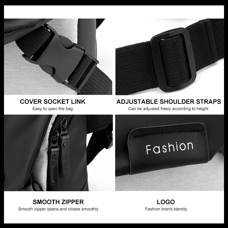 Multilayer Functional Messenger Bag