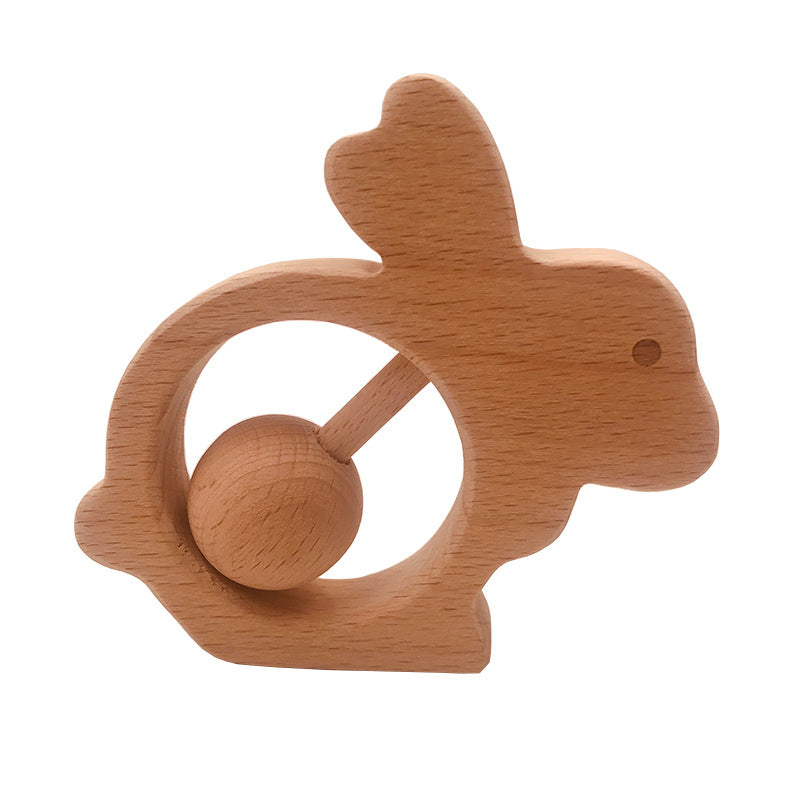 Wooden Inertial Pulley Toy