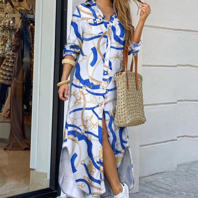 Fashionable Sexy Shirt Dress For Ladies