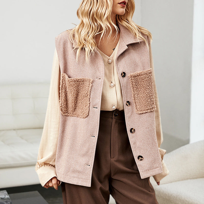 Sleeveless Wool Vest