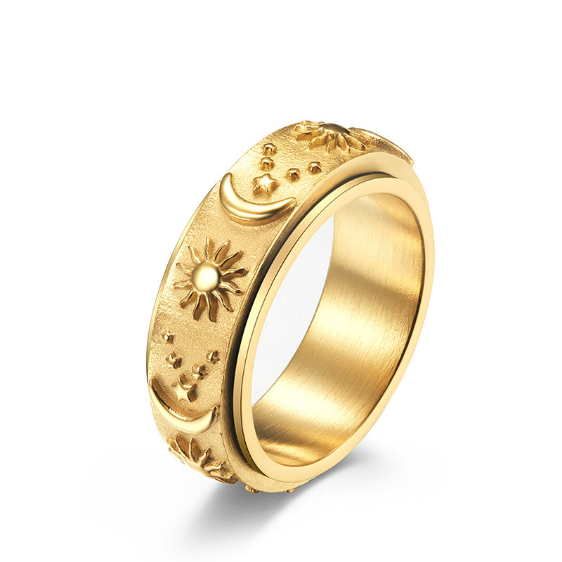 Sterling Silver Rings for Anxiety
