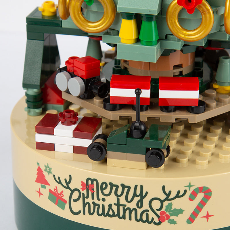 Building Block Christmas Tree Music Box