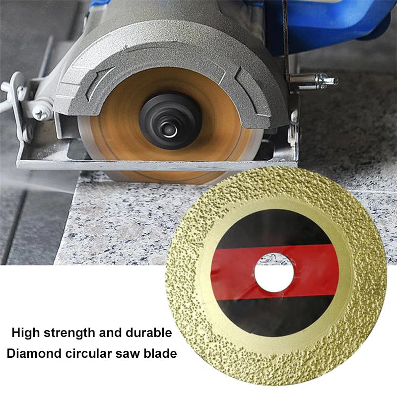 Round diamond saw blade