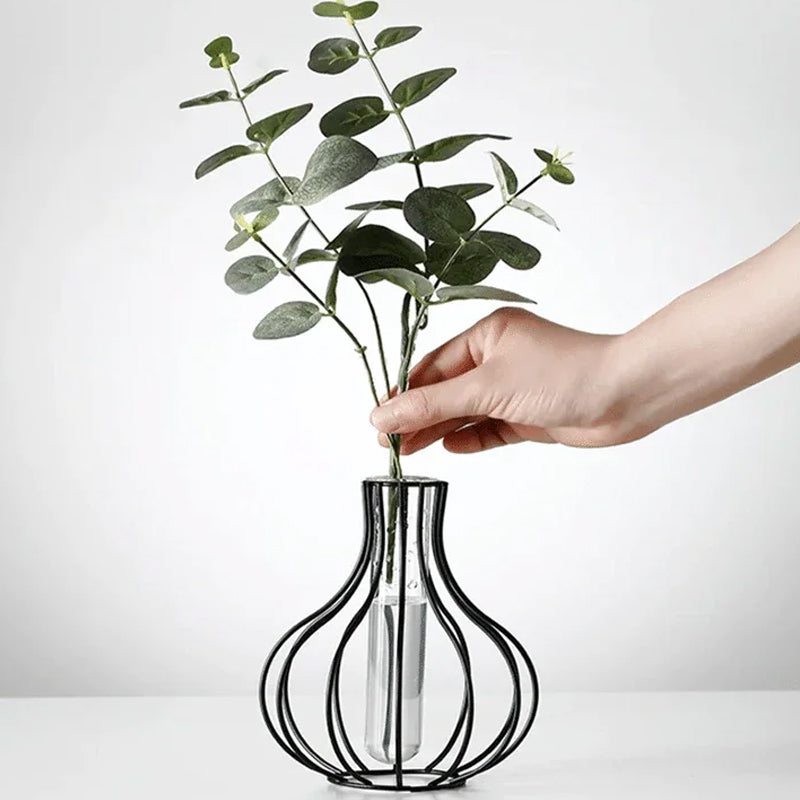 Decorative Vase with Metal Wire