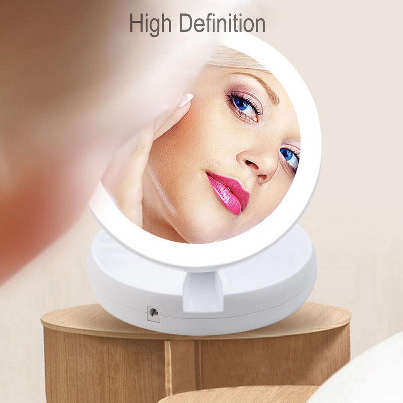 Hirundo LED Folding Makeup Mirror