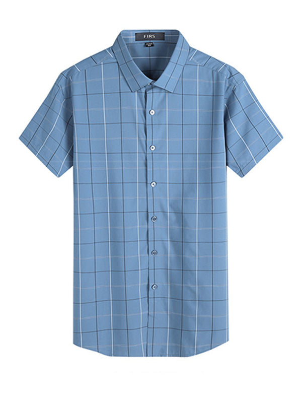 Contrast Color Loose Shirt