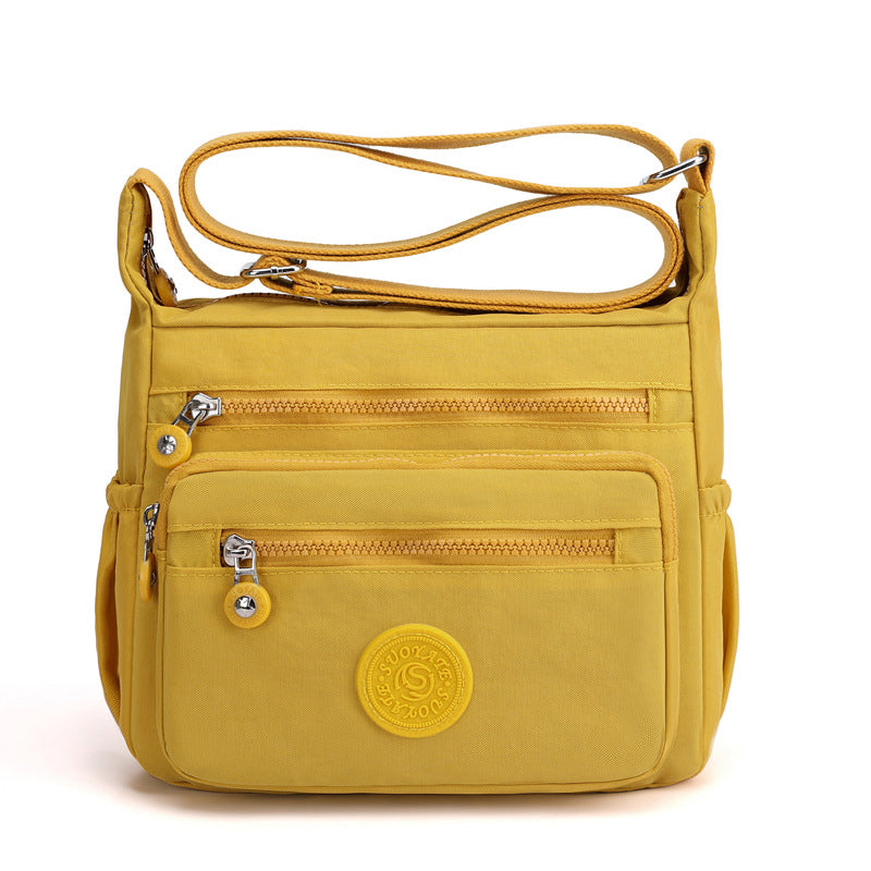 Printed Nylon Shoulder Bag
