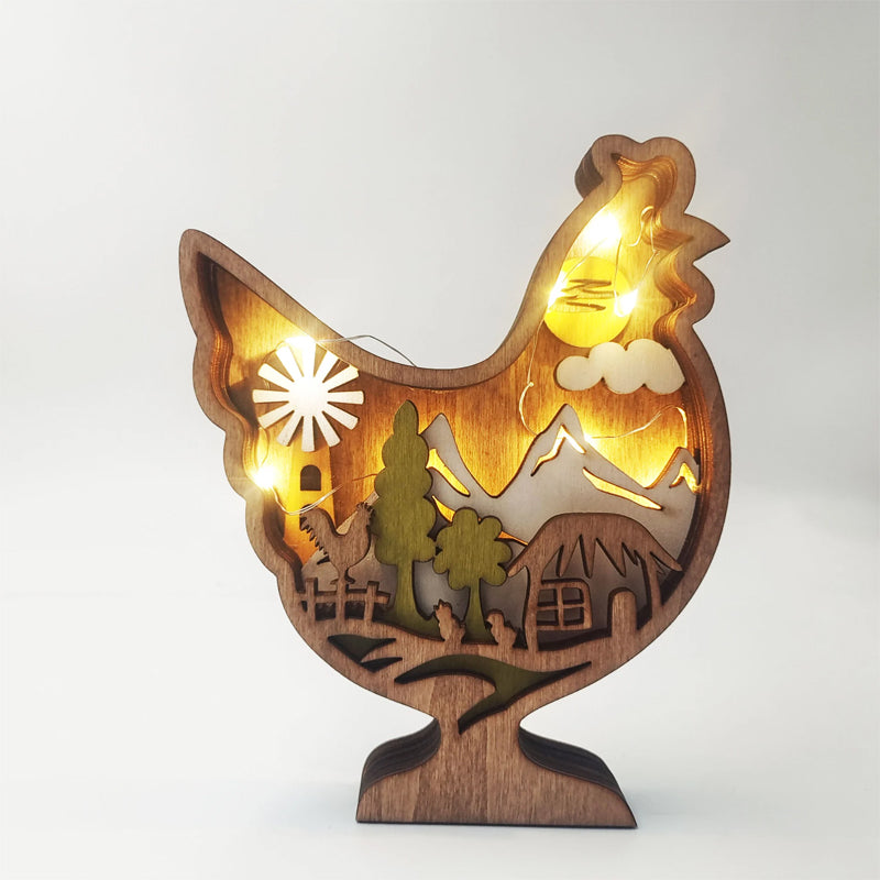 Easter Wooden Home Decoration