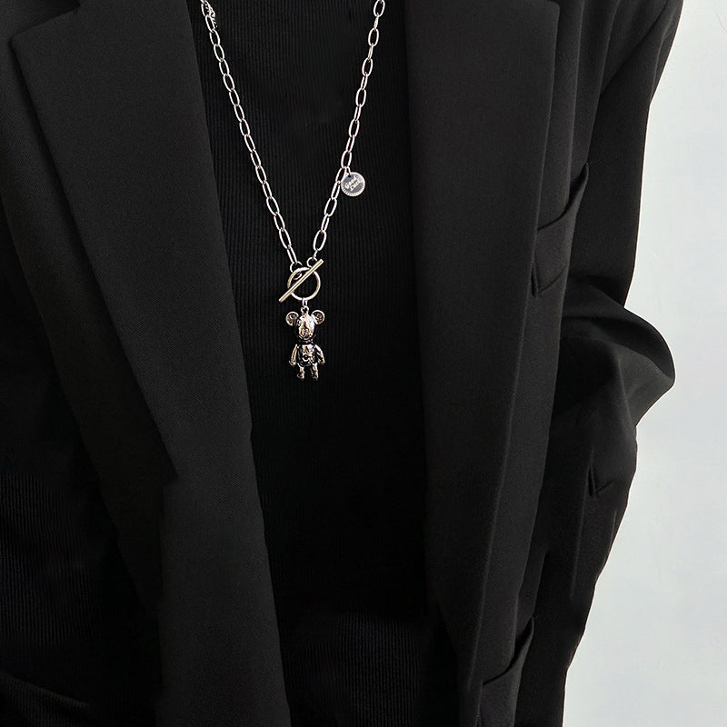 Bear Titanium Pendant for Sweater