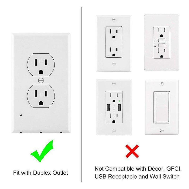 Outlet Wall Plate With Night Lights