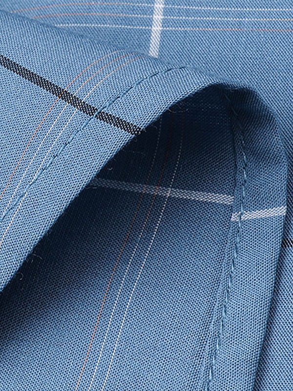 Contrast Color Loose Shirt