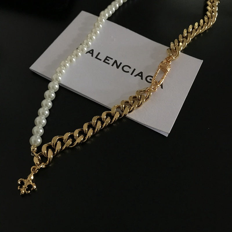 THE DIMIDIUM PEARLY CHAIN CHOKER