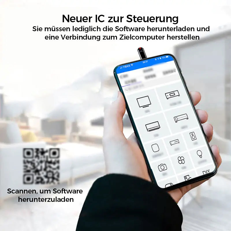Intelligente Fernbedienung für Mobiltelefone