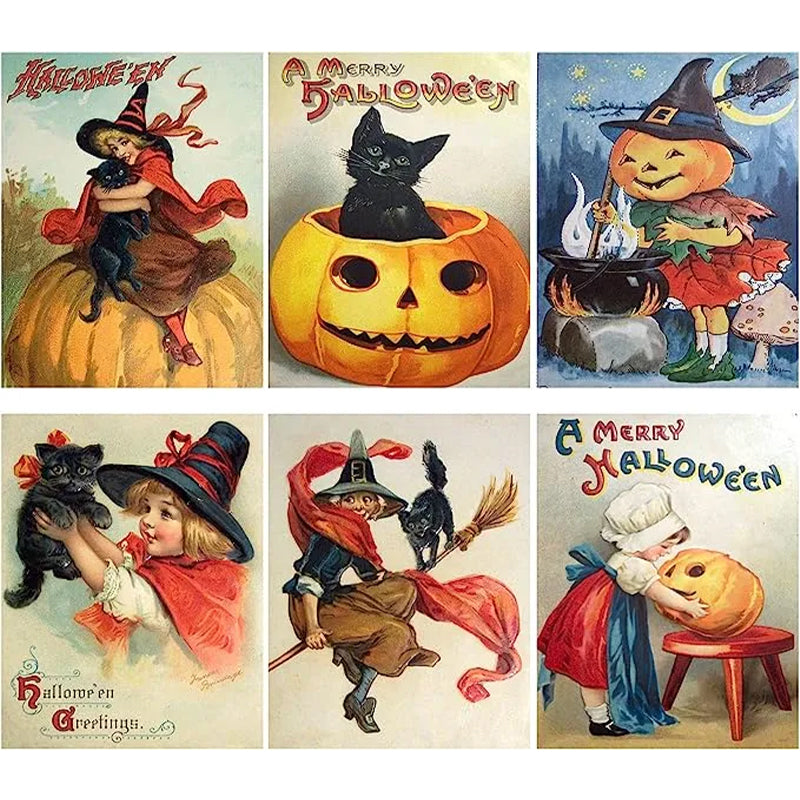 Vintage Halloween Postcard (24 pcs)