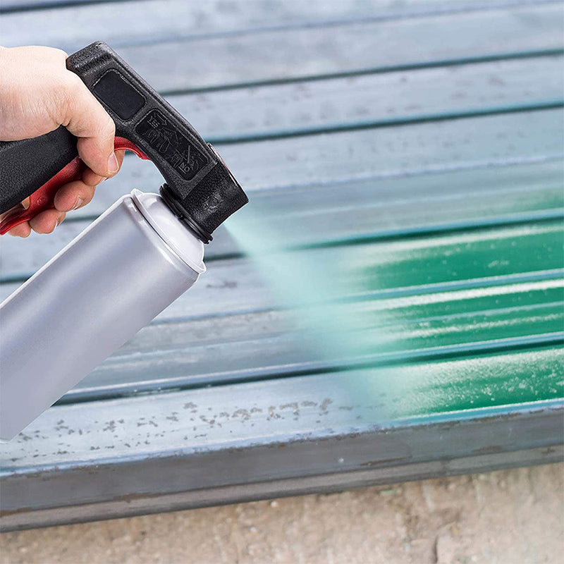 Portable handle spray paint head