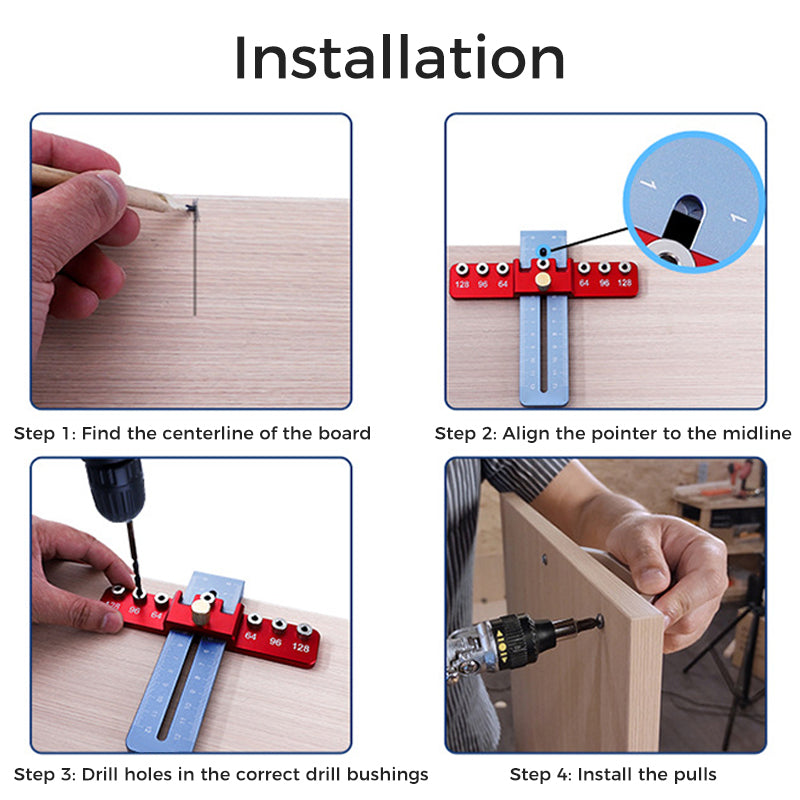 Drawer Handle Hole Puncher