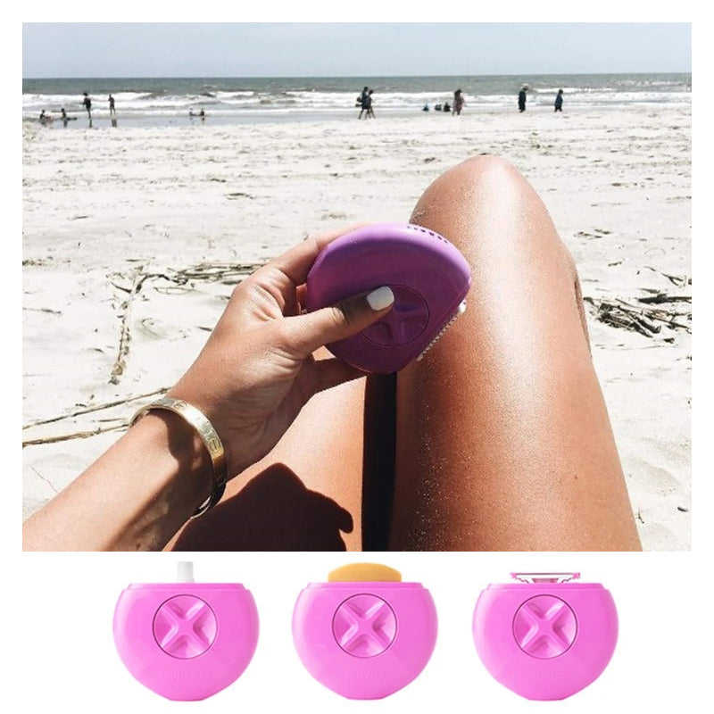 3 in 1 Portable Manual Shaver Round Armpit Body Epilator