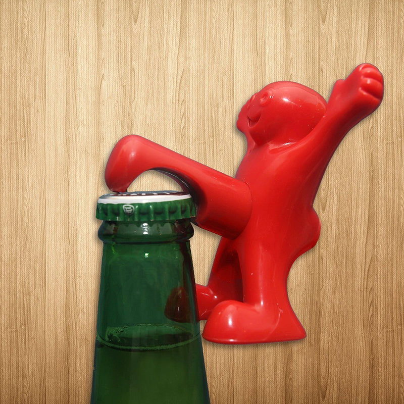 Happy Man Corkscrew - Bottle Opener, & Wine Stopper