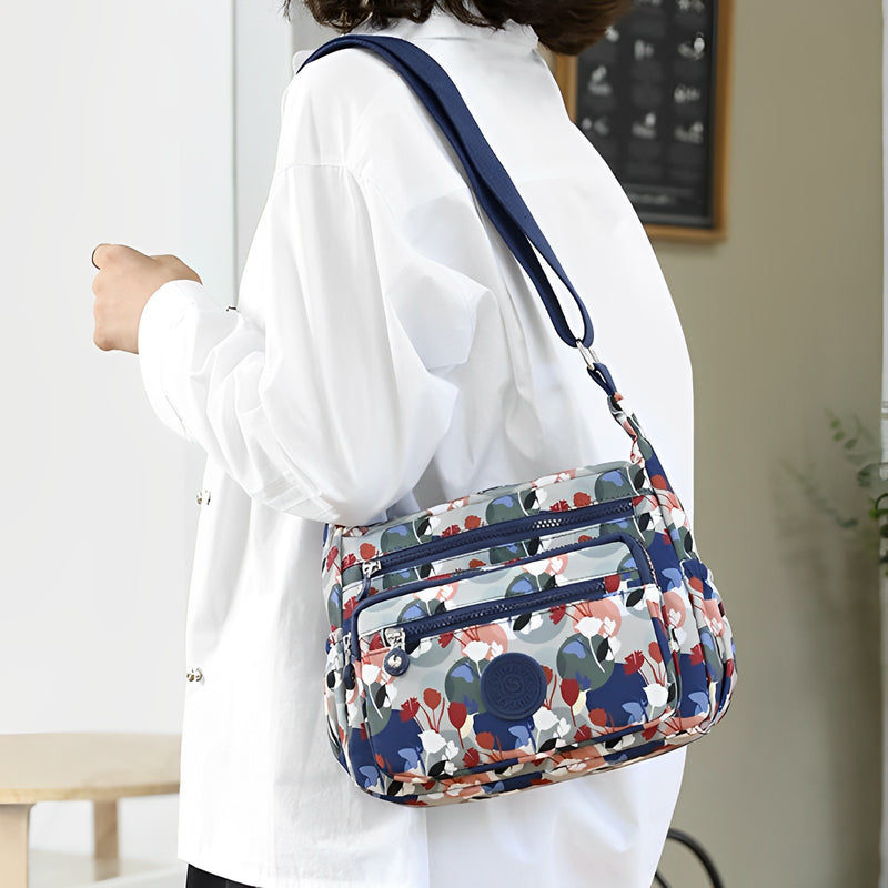 Printed Nylon Shoulder Bag