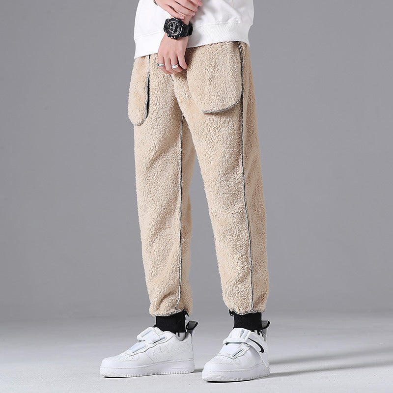 Men's Winter Fleece Sherpa Lined Sweatpants