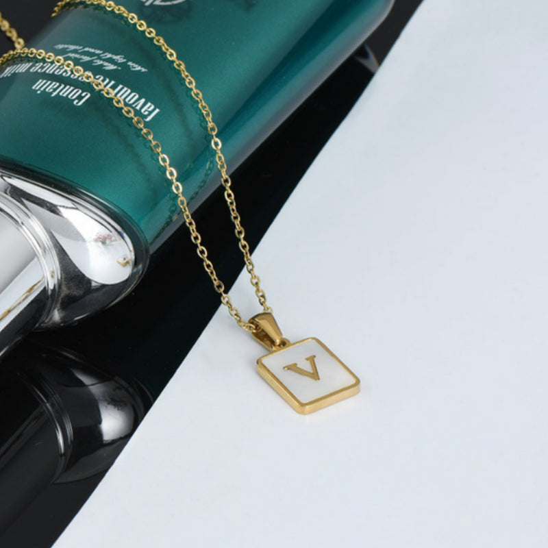 Women's Stainless Steel Letter Necklace
