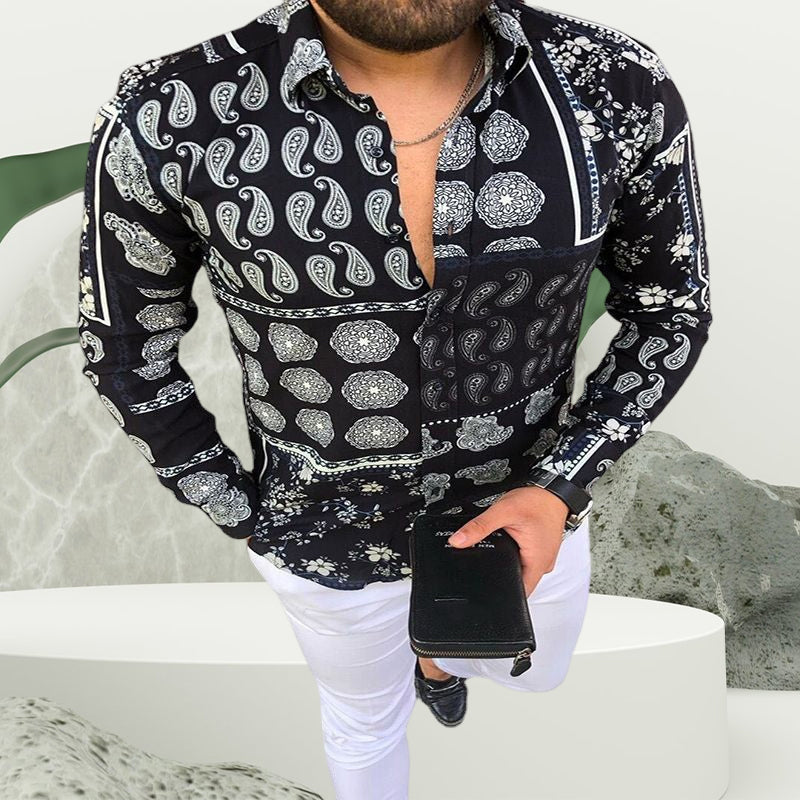 Cashew Print Men's Shirt