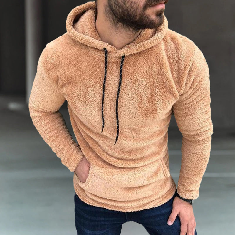 Double Face Fleece Hooded Sweatshirt