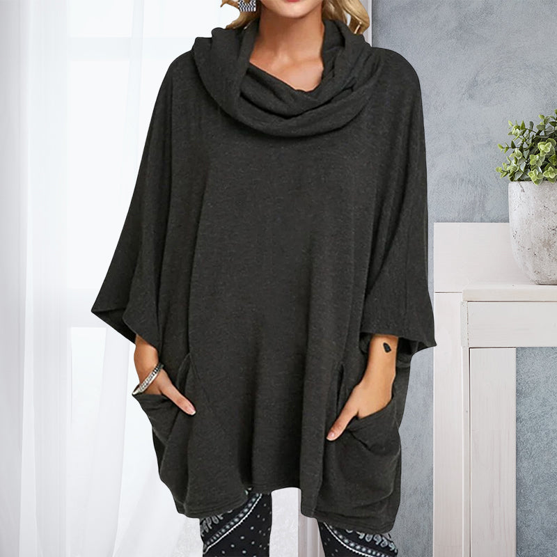 Casual Three-quarter Sleeve Loose Large Size Knitted Tops