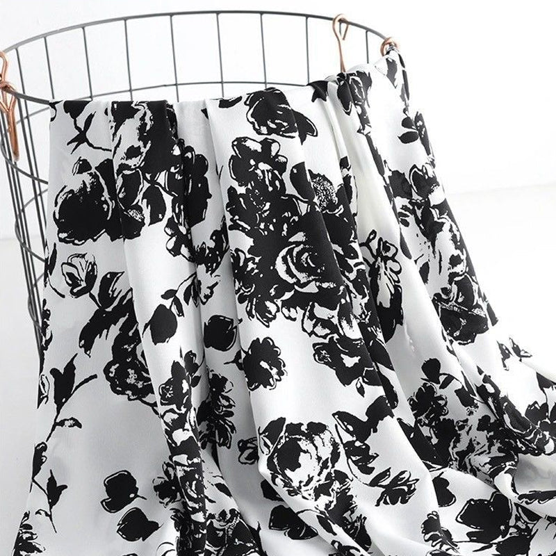 Simple Stretch Fitted A-Line Midi Skirt
